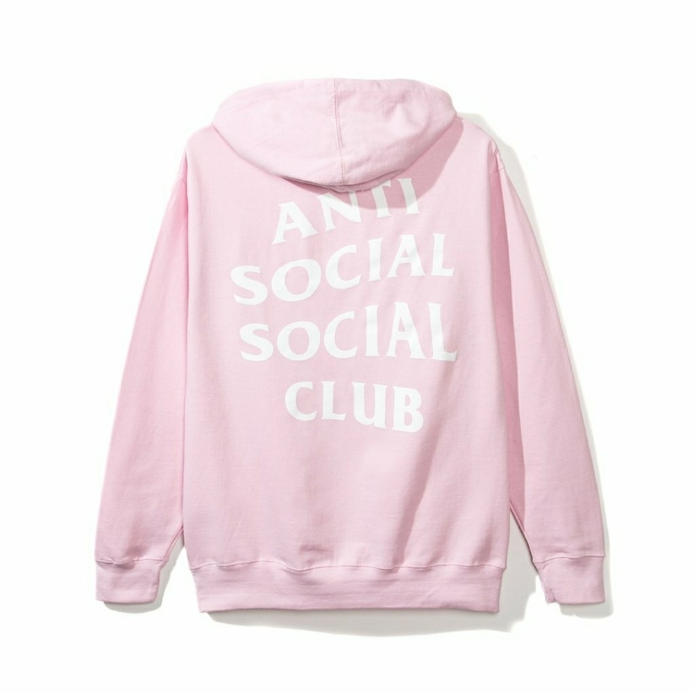 Anti Social Social Club Pink Hoodie